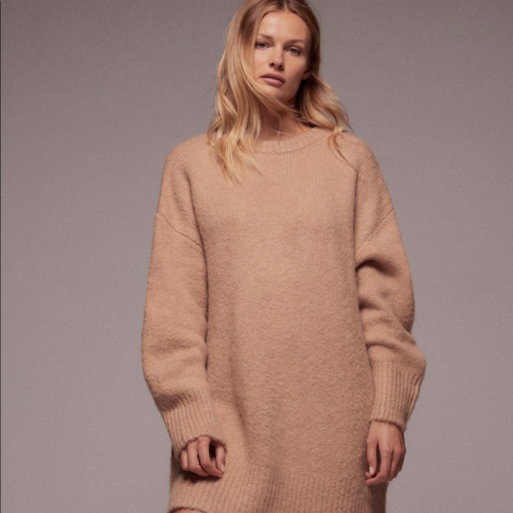 Oversized knit sweater